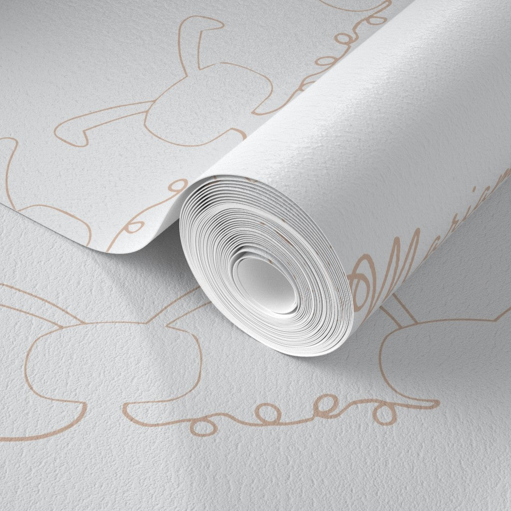 Rabbit With Name Wallpaper - In Kuwait Only