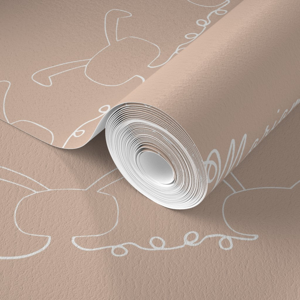 Rabbit With Name Wallpaper - In Kuwait Only