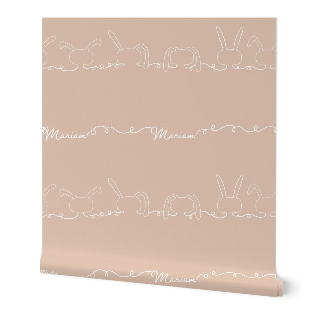 Rabbit With Name Wallpaper - In Kuwait Only