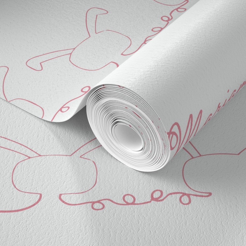 Rabbit With Name Wallpaper - In Kuwait Only
