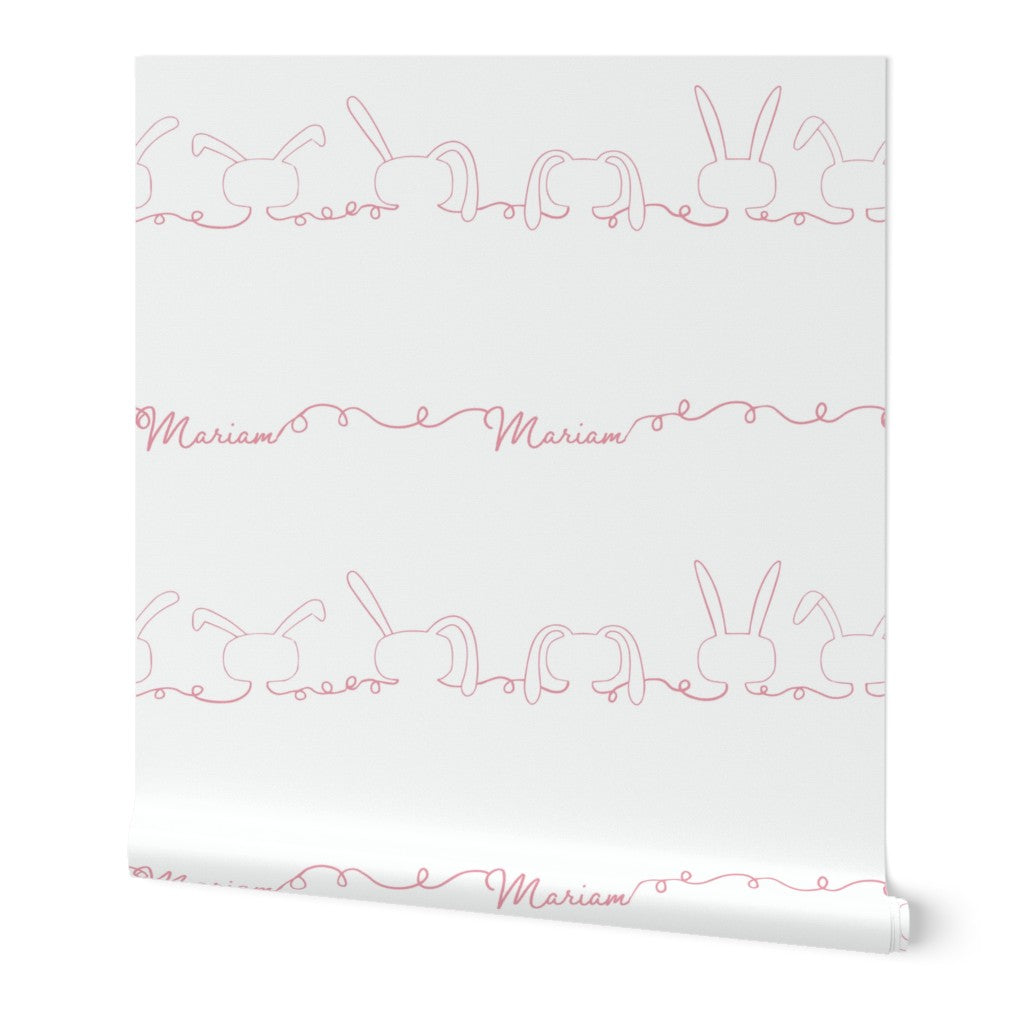 Rabbit With Name Wallpaper - In Kuwait Only
