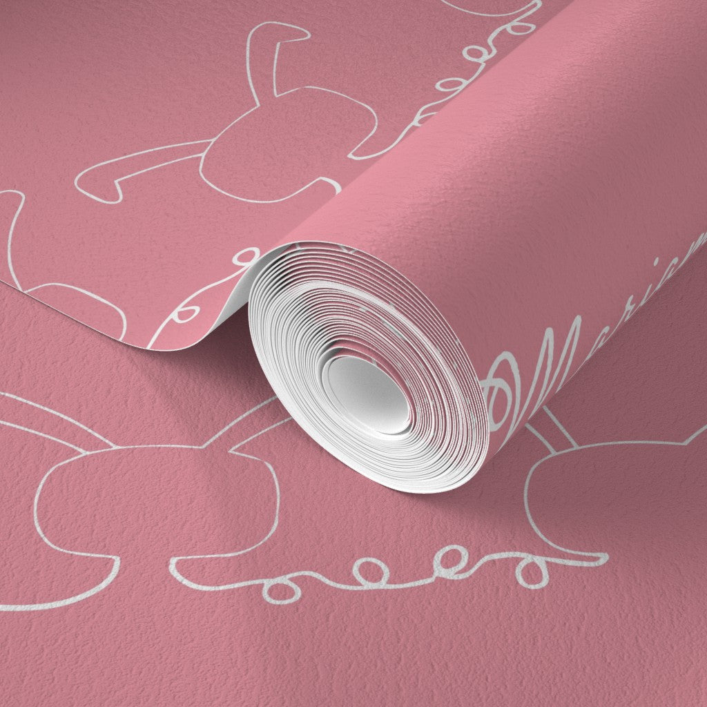 Rabbit With Name Wallpaper - In Kuwait Only