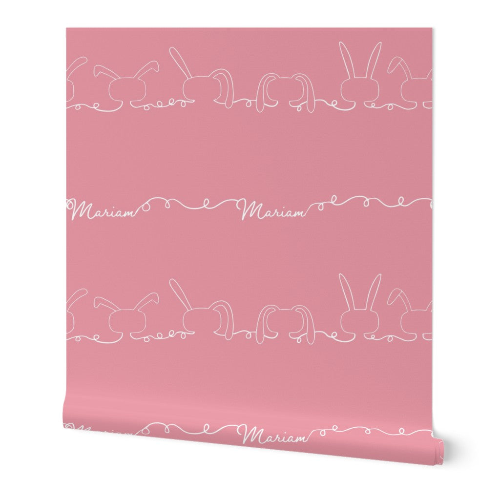 Rabbit With Name Wallpaper - In Kuwait Only