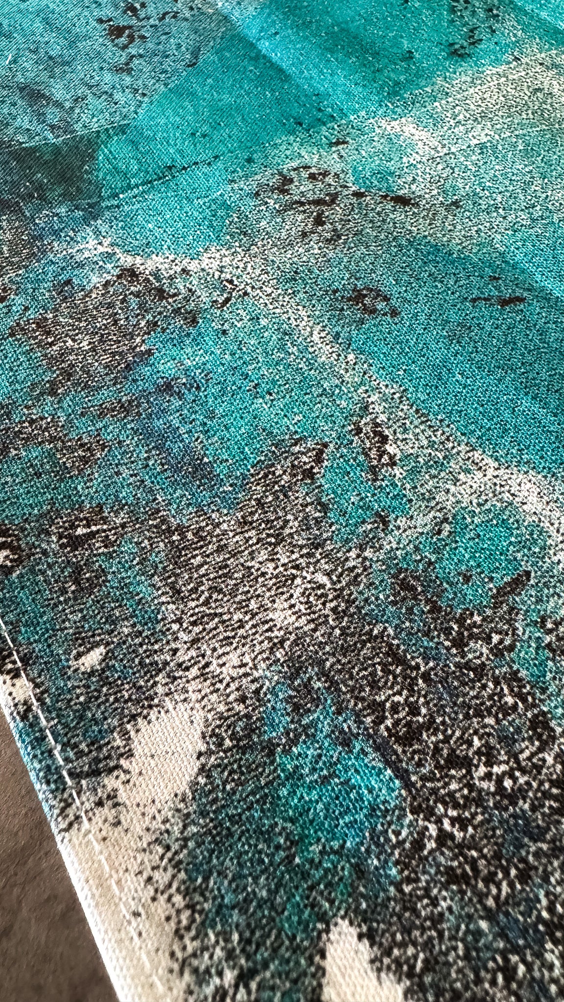 Abstract Ocean Canvas Placemat