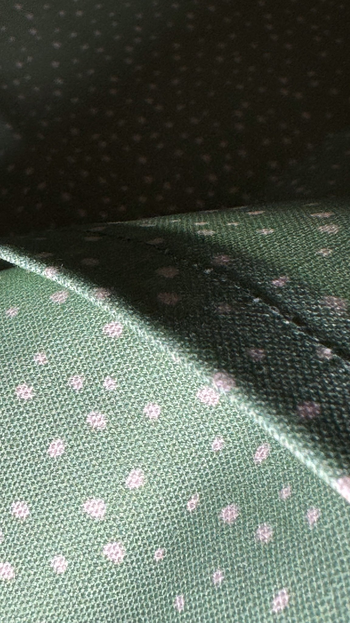 Green Dots Cushion Linen 50x50 cm