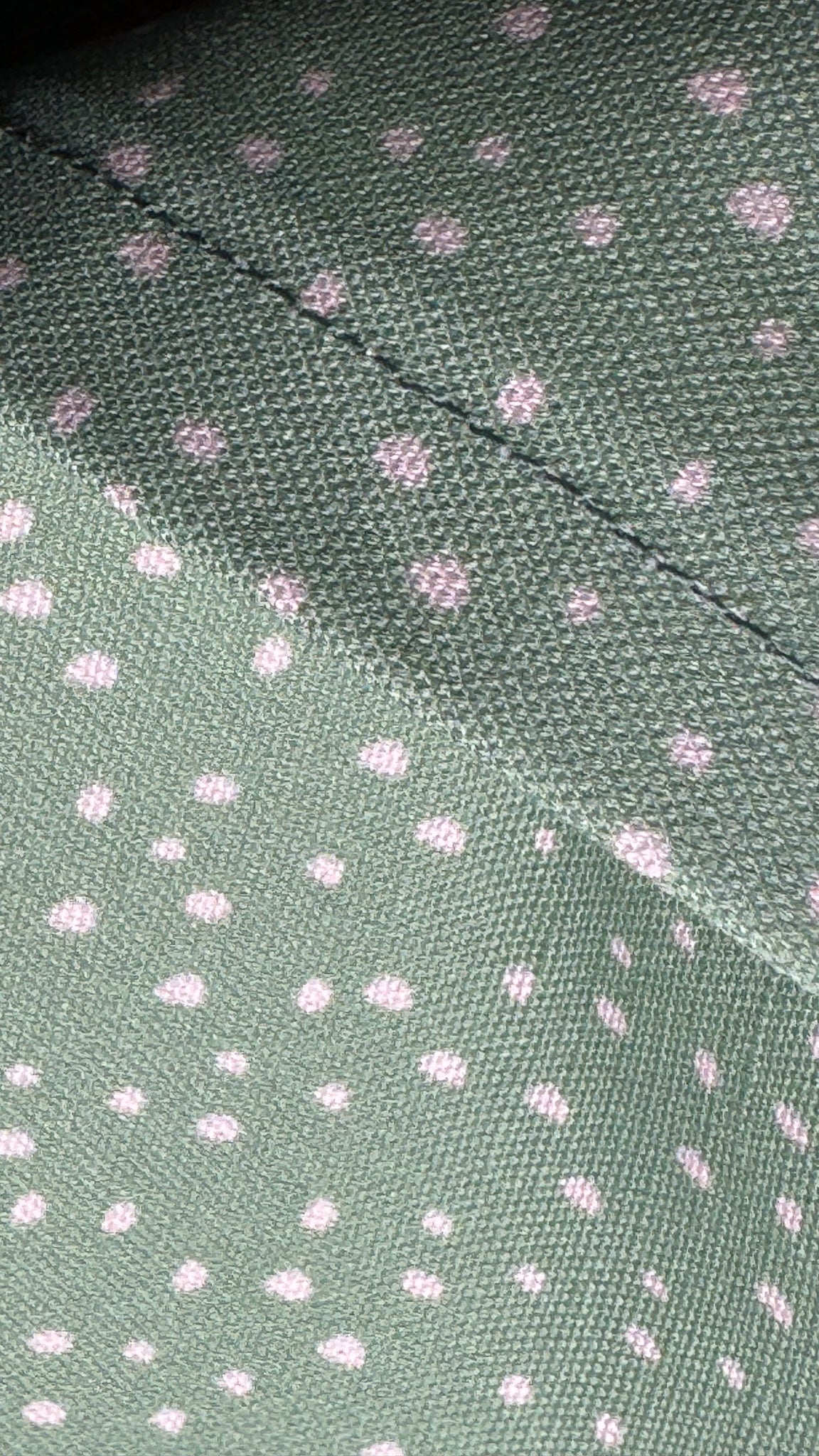 Green Dots Cushion Linen 50x50 cm