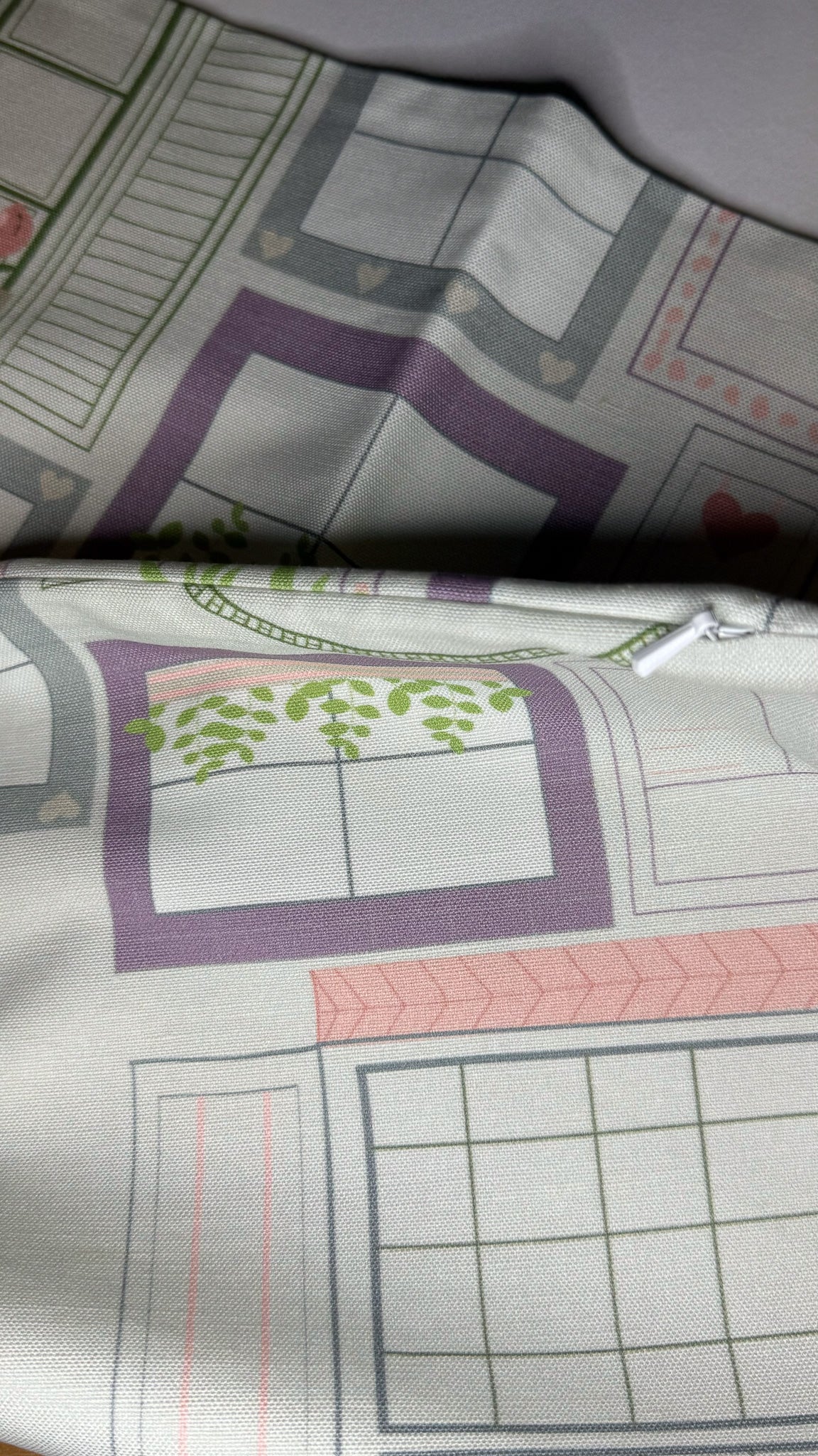 Windows Linen Cushion 50x50 cm