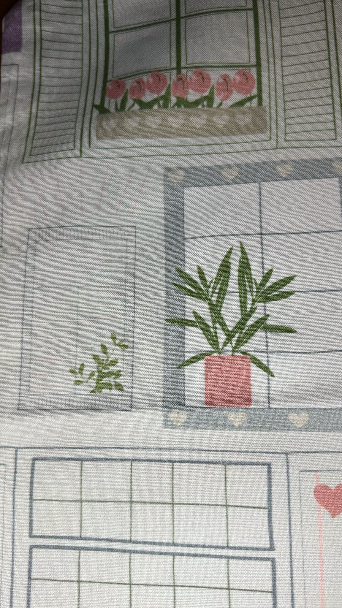 Windows Linen Cushion 50x50 cm