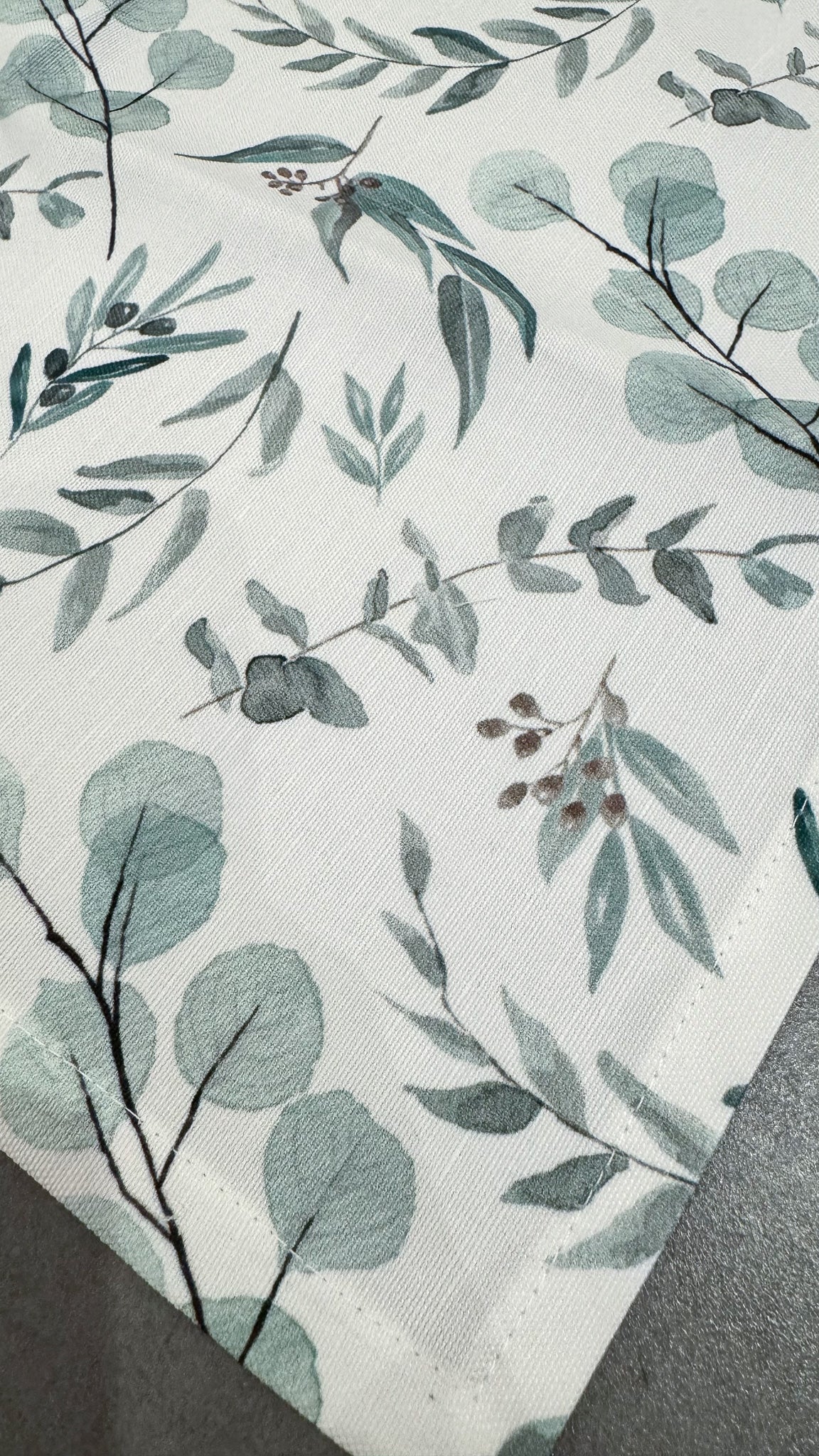 Botanical Green Placemats – Linen-Cotton Canvas