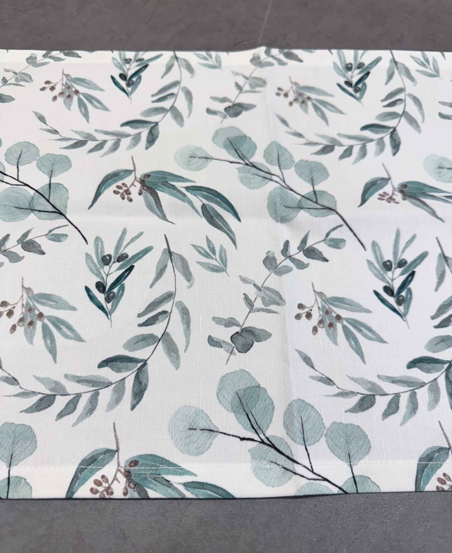 Botanical Green Placemats – Linen-Cotton Canvas
