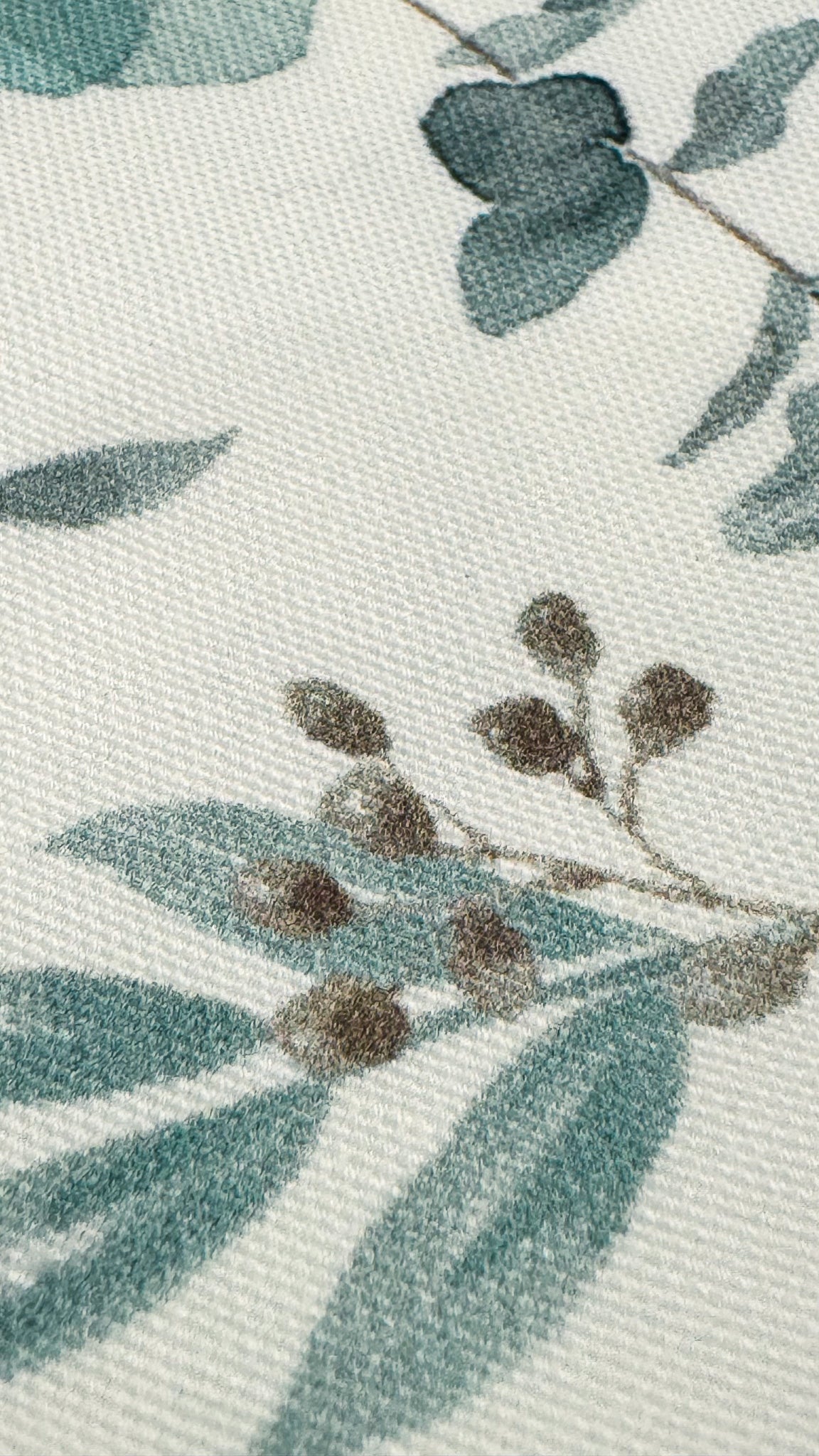 Botanical Green Placemats – Linen-Cotton Canvas