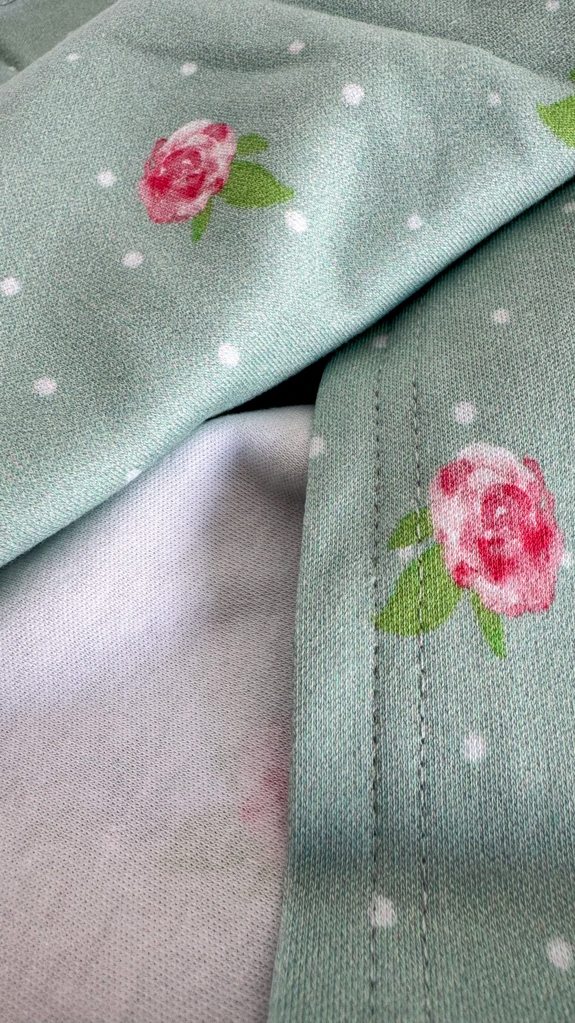 Sweet Blossom – Swaddle + Headband -Green