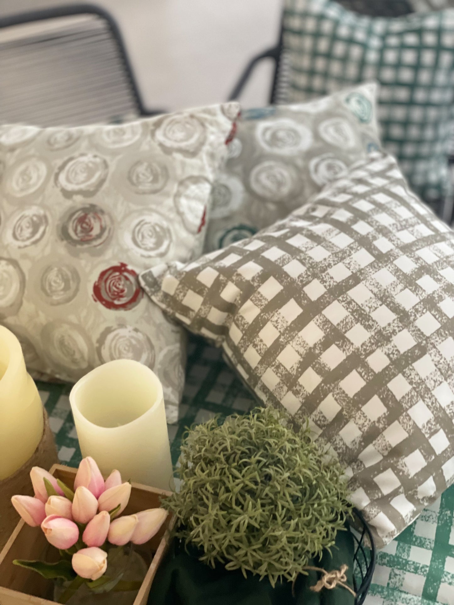 Plaid cushion Linen 50x50cm