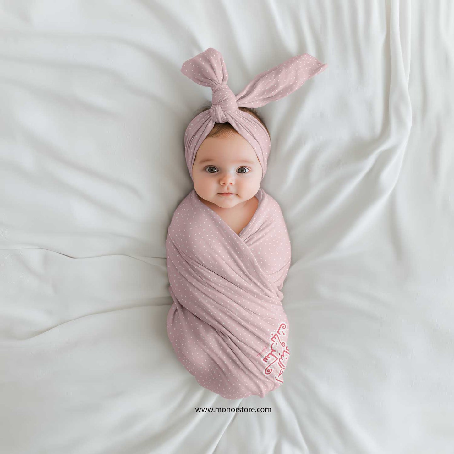 Sugar Bloom – Swaddle + Headband