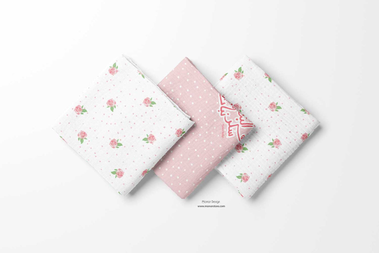 Sugar Bloom – Swaddle + Headband