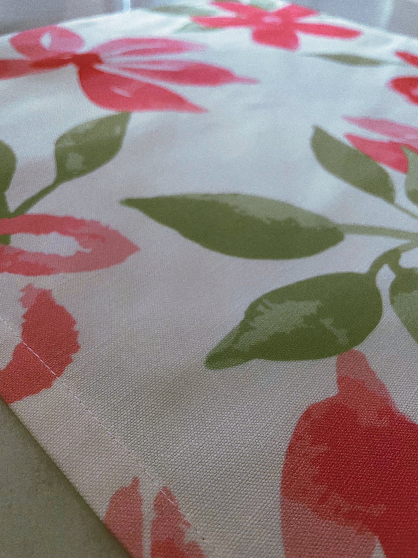 Red flowers Napkins Set Of 2
