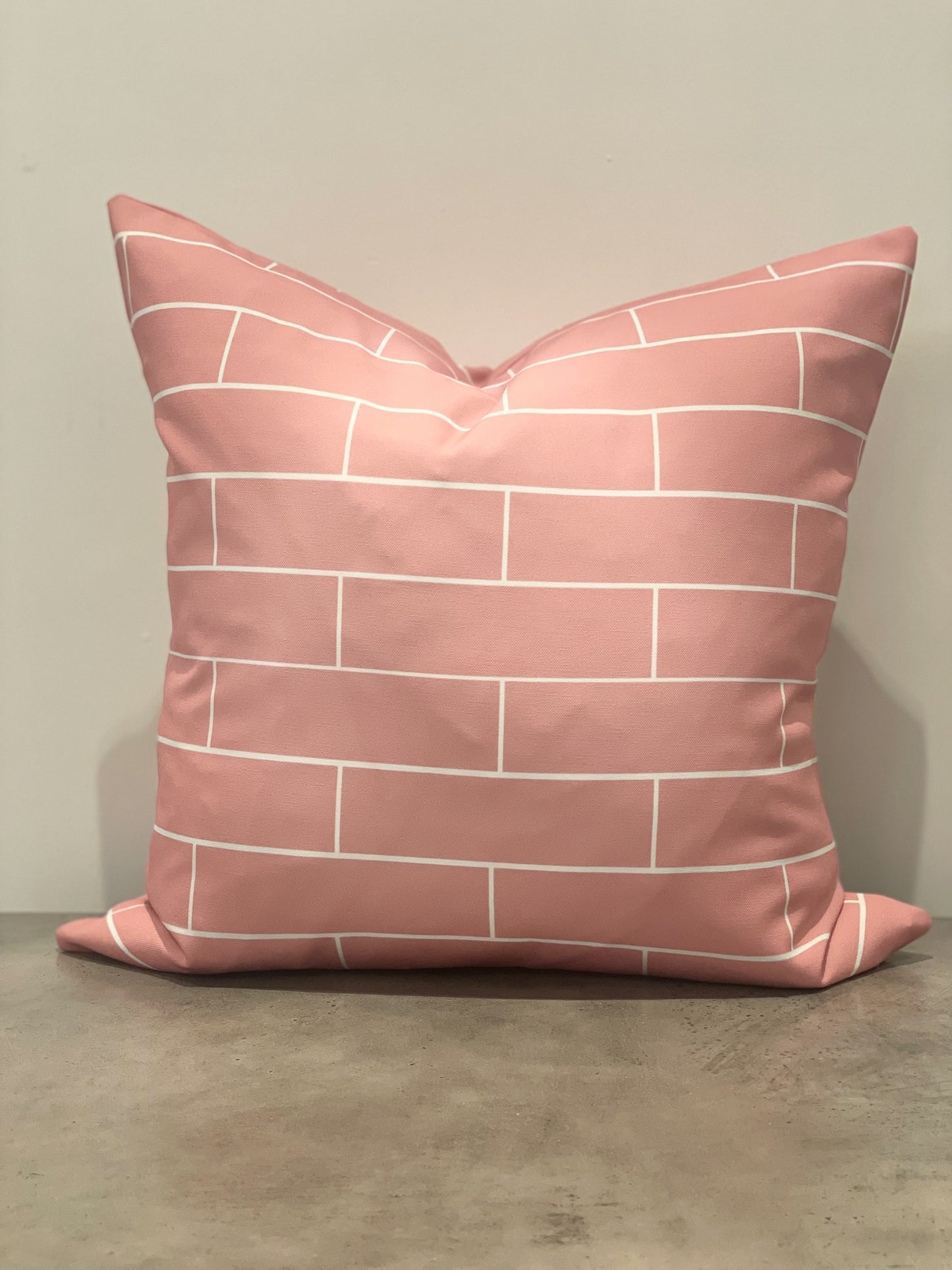 Bricks Cushion Recycle Canvas 50x50 cm