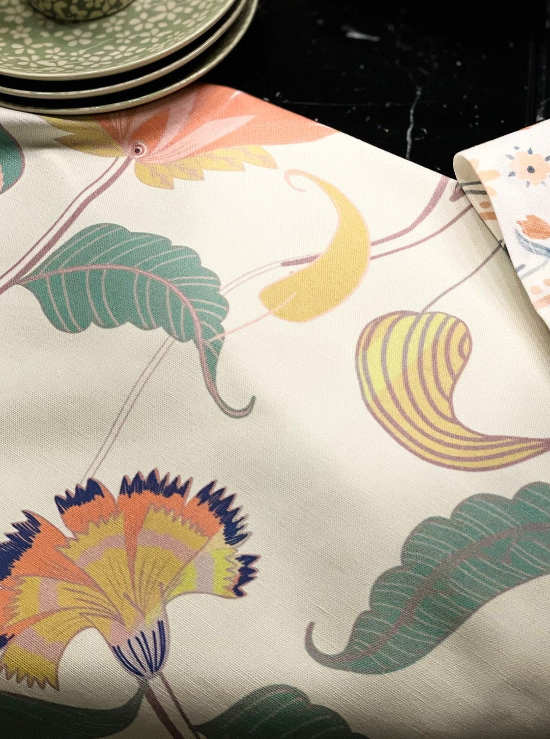 Indian Floral Tablecloth