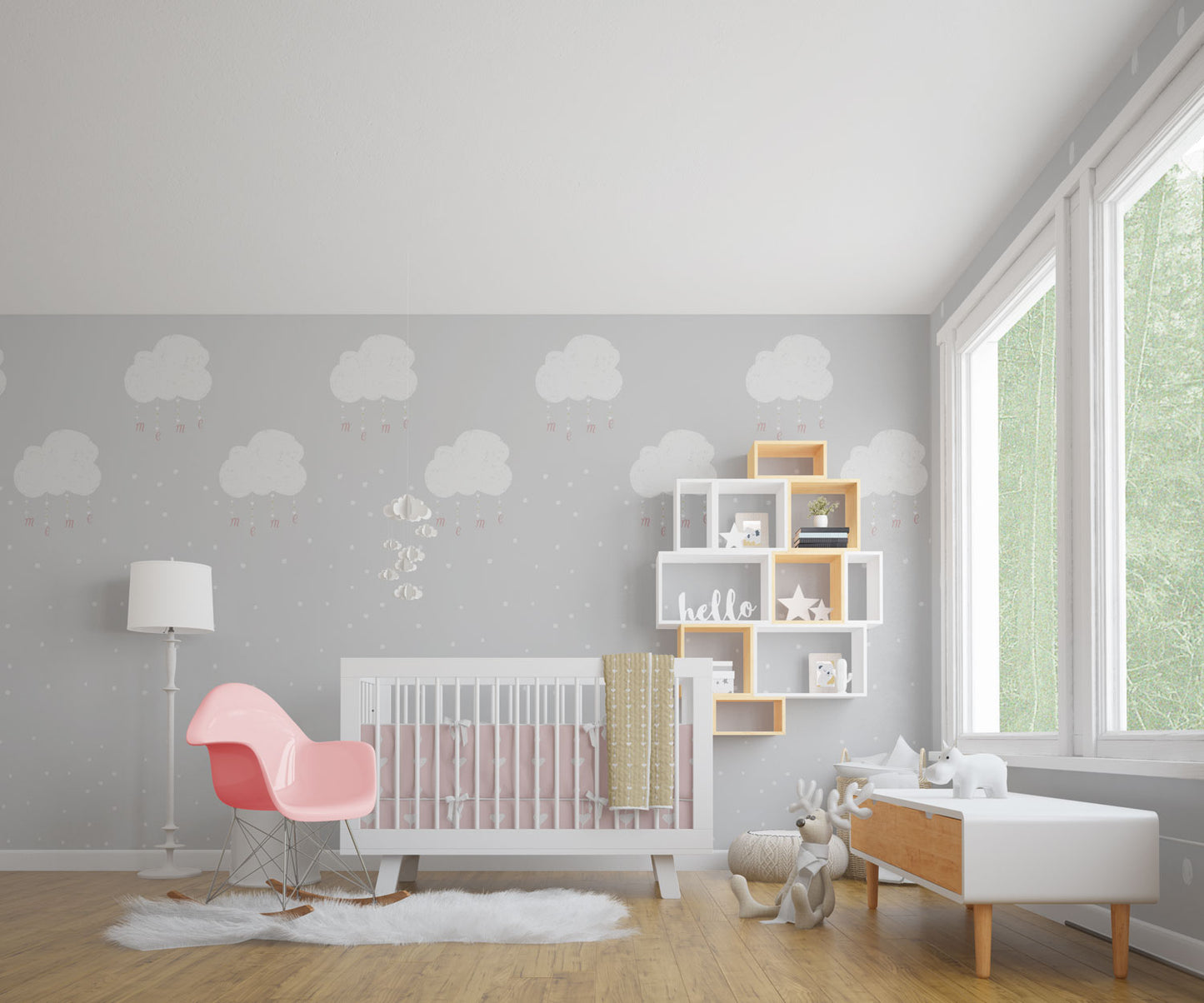 Cloud With Word Wallpaper
