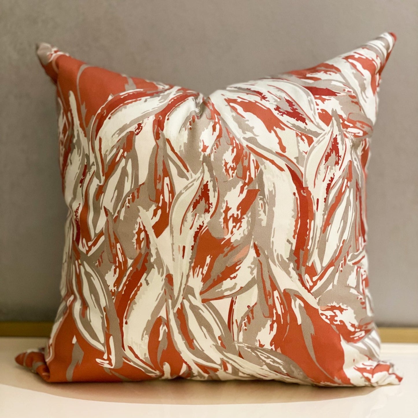 Abstract Leaves Cushion 50x50 cm