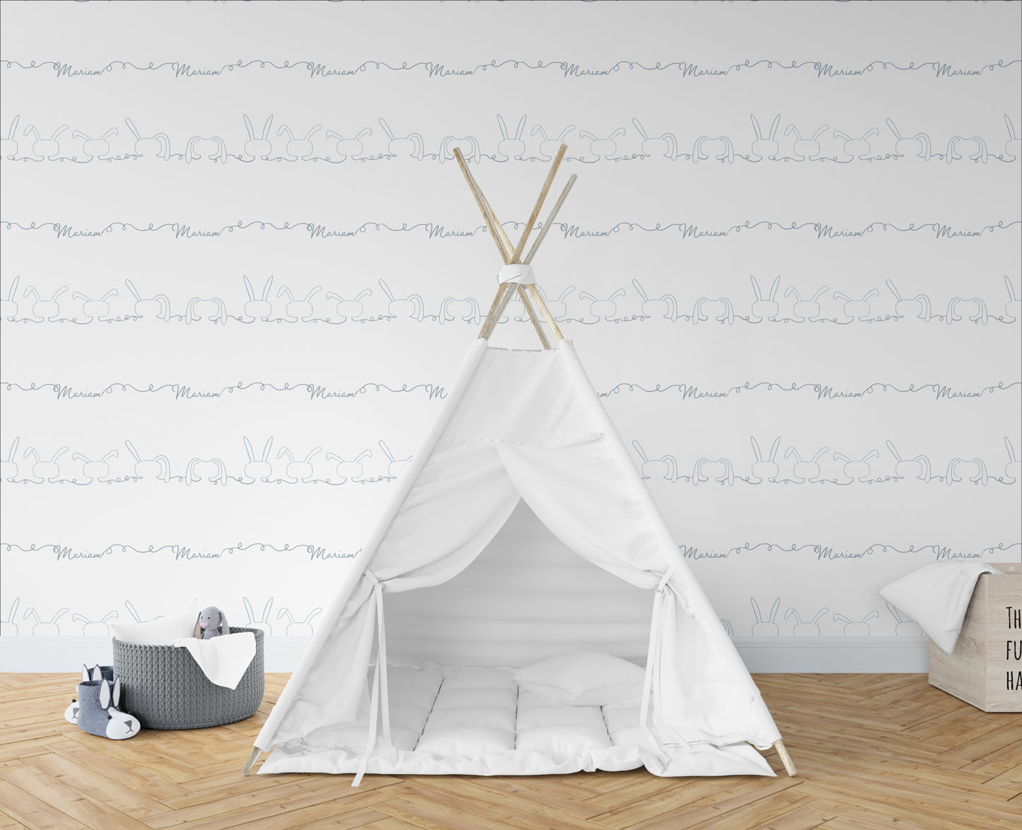 Rabbit With Name Wallpaper - In Kuwait Only