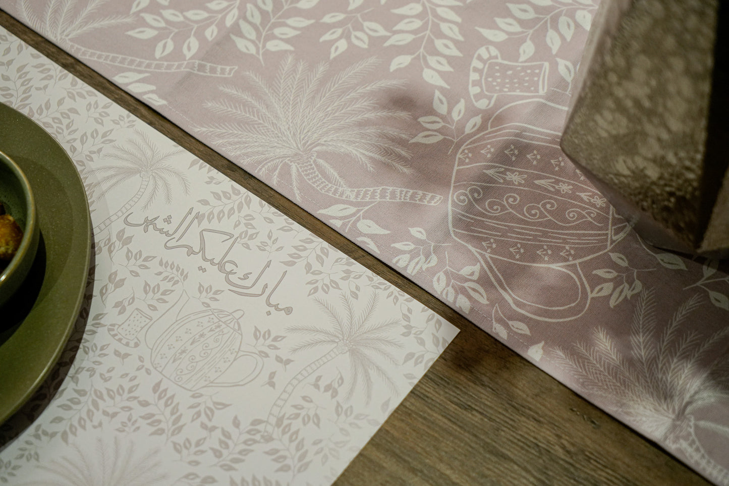 رملة مفرش صحون ورقي-١٢ ورقة