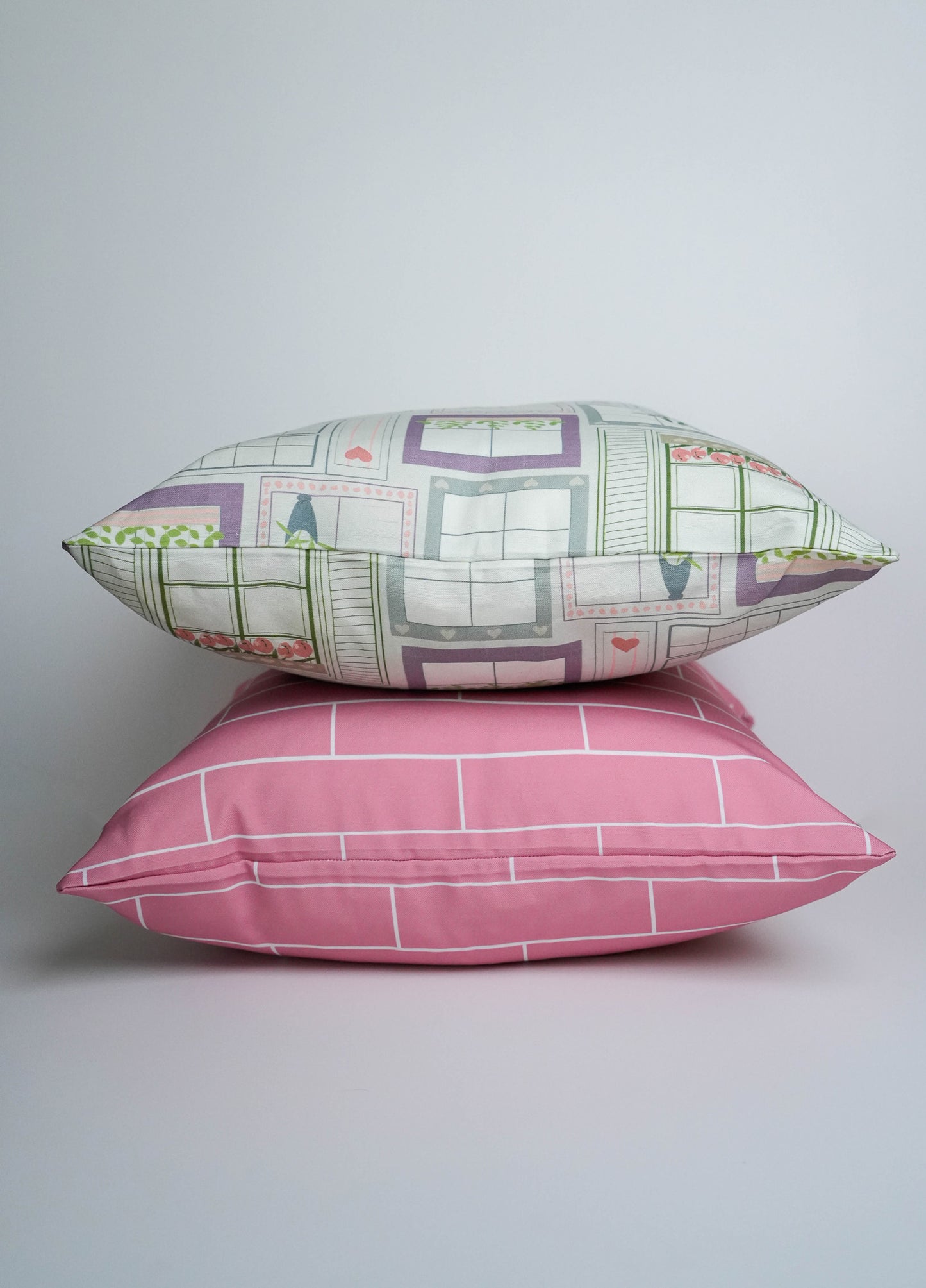 Windows Linen Cushion 50x50 cm