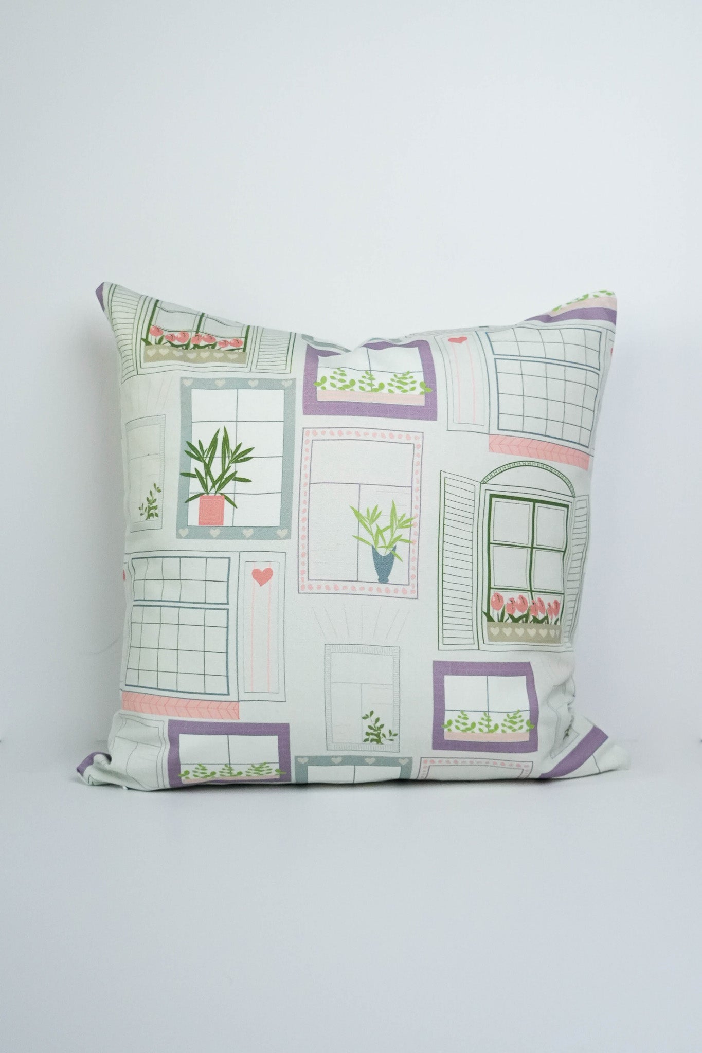 Windows Linen Cushion 50x50 cm