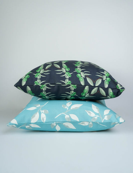 Leaves Cushion Linen 50x50 cm