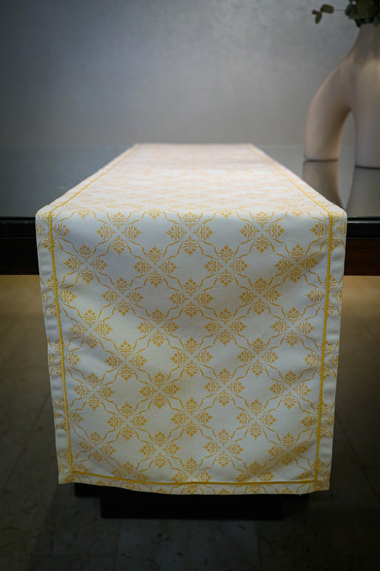 40x200cm سراي  مفرش رنر تطريز ذهبي قياس