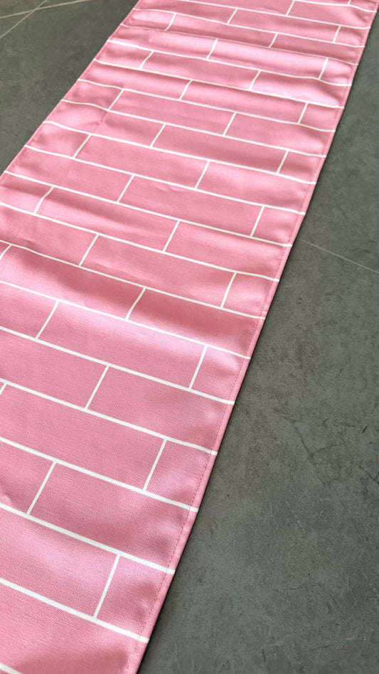 Brick Style Table Runner 150 × 33 cm