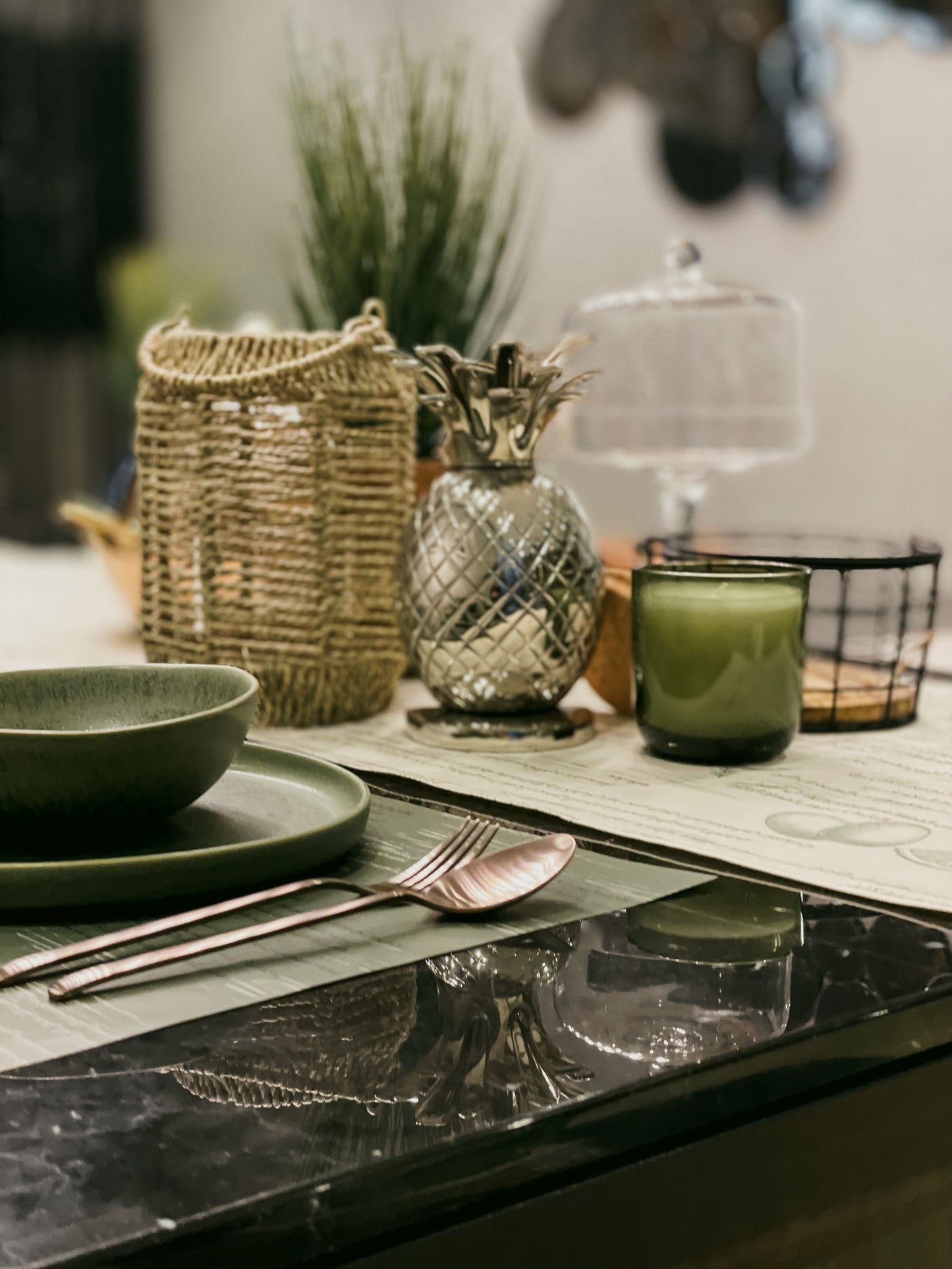 Kuwait Recipes Table Runner 40x290cm| مفرش الوصفات الكويتية