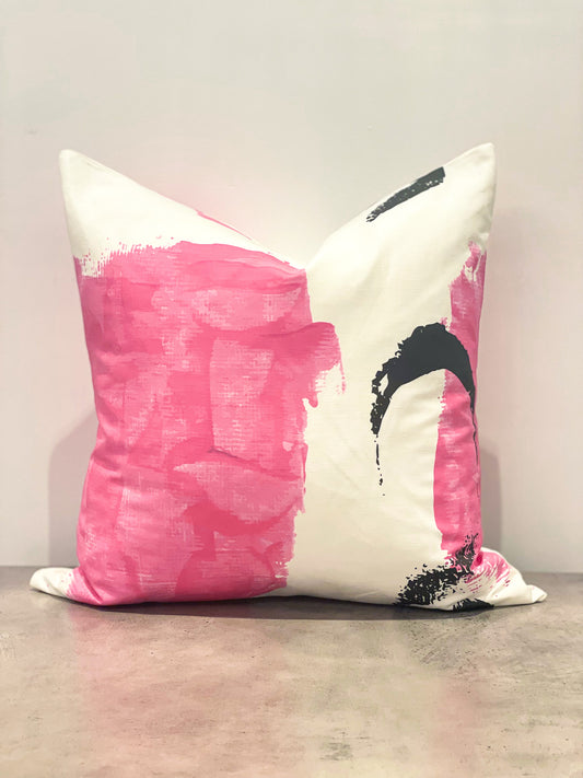 Abstract Pink Cushion